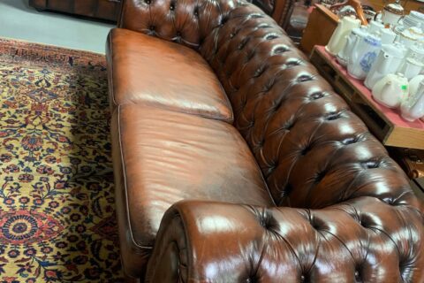 SOUPRAVA CHESTERFIELD – KŮŽE 3+2+1 č.13059